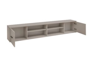 Miniaturka 1 - Szafka z drzwiami jasnoszara otwarte