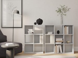 Miniaturka 6 - Regały Domelio w aranżacji salonu z książkami