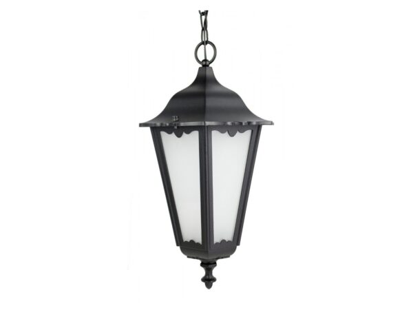 RETRO MAXI K 1018/1/BD – czarna lampa wisząca z łańcuchem