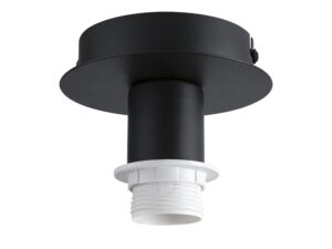 Miniaturka 2 - Czarna lampa sufitowa Fenda bez abażuru w drugim ujęciu