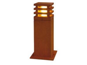 Miniaturka 4 - Lampa ogrodowa Rusty Square 40 cm w rdzawym wykończeniu – packshot