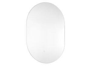 Miniaturka 9 - Pionowa owalna tafla Salivia 50 na 70 cm na białym tle