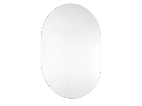 Pionowa owalna tafla Salivia 50 na 70 cm na białym tle