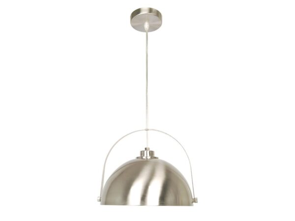 Lampa wisząca Seladeta satynowy półkulisty klosz z pałąkiem