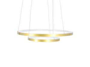 Miniaturka 4 - Zbliżenie złotych ringów i dyfuzorów lampy Selavona.