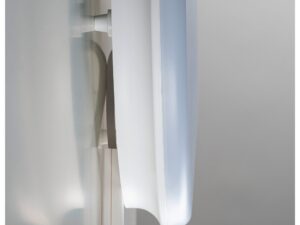 Miniaturka 3 - Sima LED szczegół montażu natynkowego białej oprawy ściennej