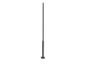 Miniaturka 2 - Słup stalowy 400 cm LS-LB-H4000 POLE – widok z przodu na białym tle