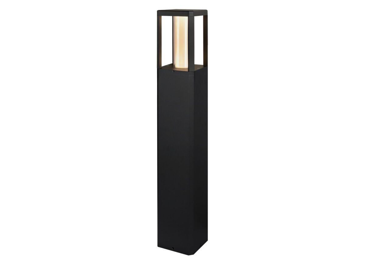 Słupek ogrodowy Gilomina czarny LED 12 W IP65 80 cm