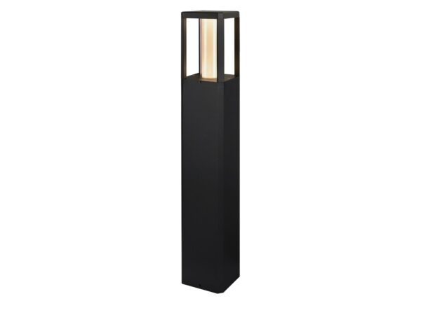 Słupek ogrodowy Gilomina czarny LED 80 cm IP65