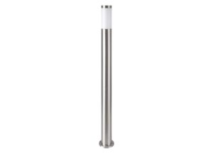 Miniaturka 5 - Słupek ogrodowy Olerona inox 45 cm z białym kloszem E27