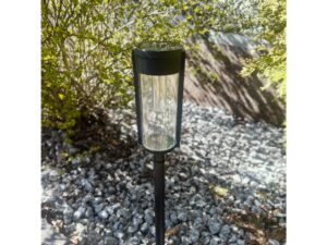 Miniaturka 4 - Solarne lampy stojące przy ścieżce w ogrodzie