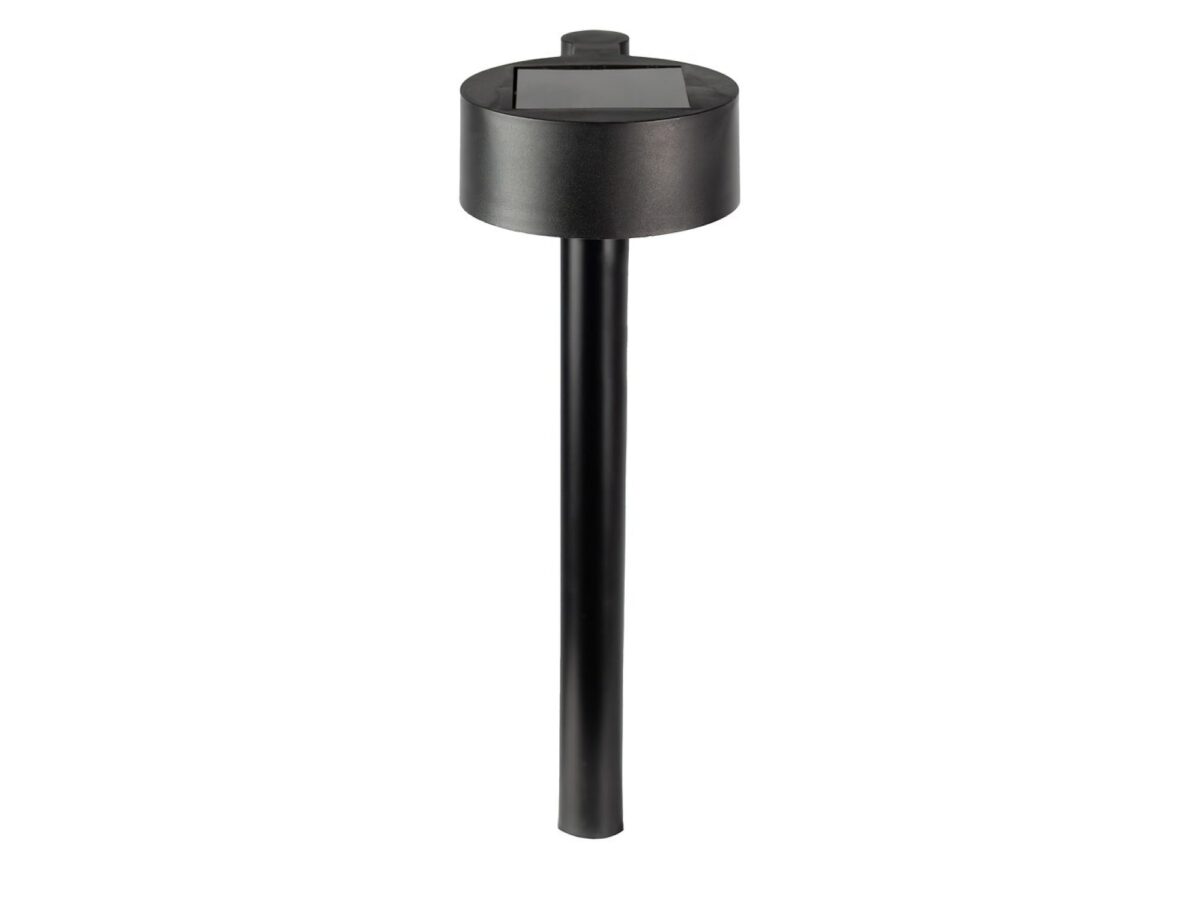 Słupek solarny ogrodowy LED 37,5 cm czarny 3000 K