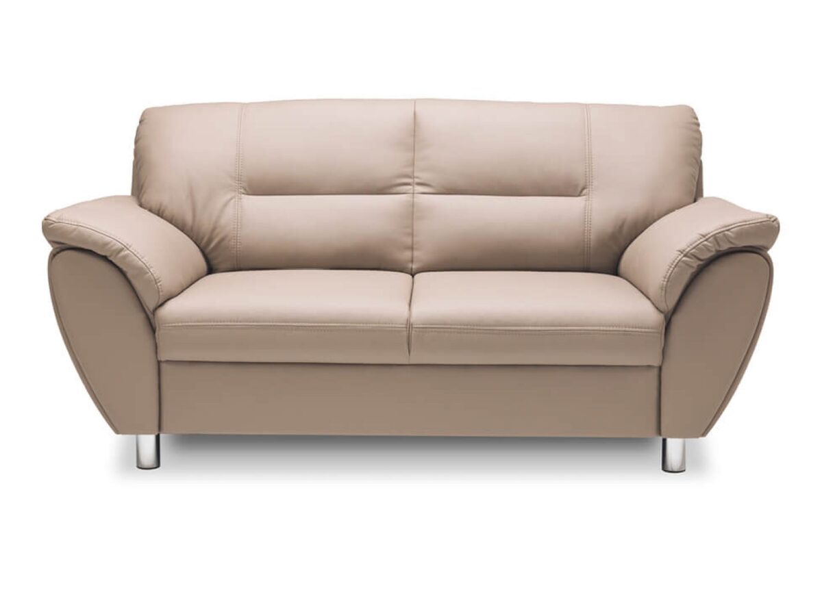 Sofa dwuosobowa z profilowanym oparciem Belcaro 183 cm