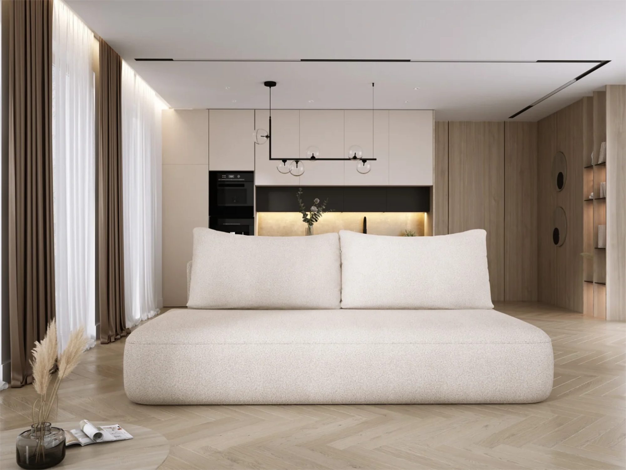 Sofa Bloomero 235 cm w aranżacji salonu