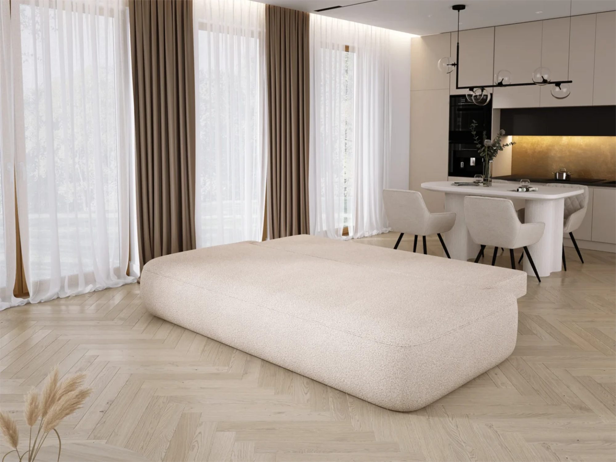 Sofa Bloomero 235 cm funkcja spania