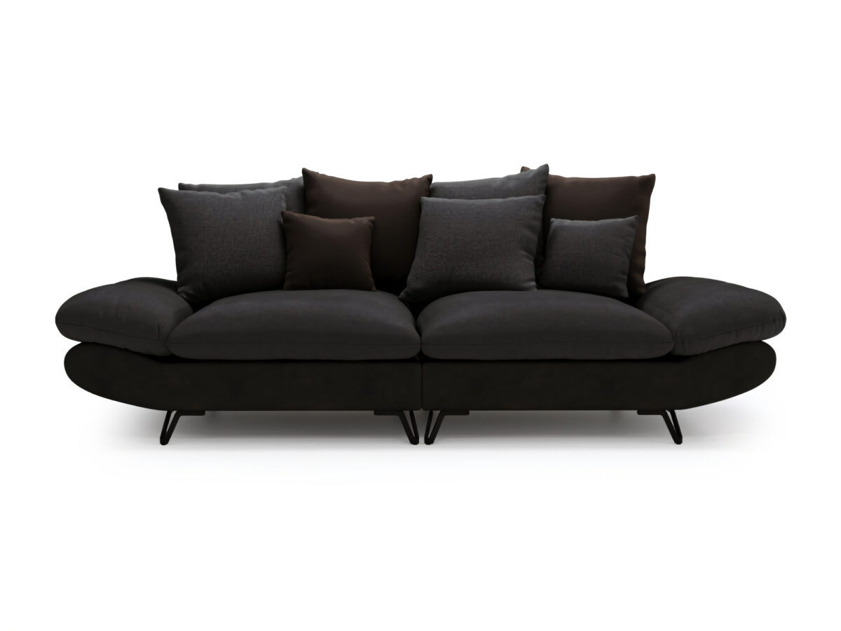 Duża sofa z głębokim siedziskiem Botavio 285 cm