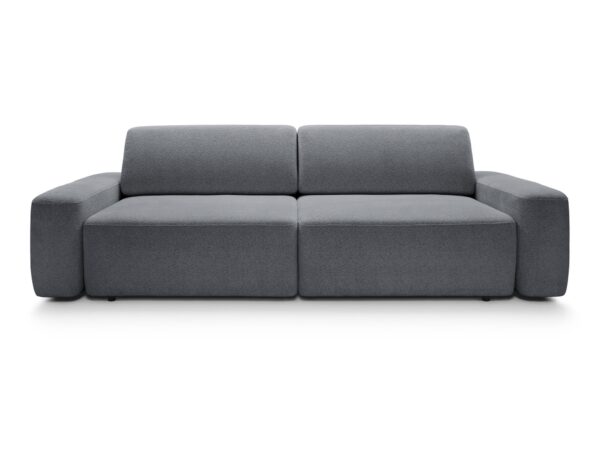 Sofa Bouletto 257 cm – packshot z przodu na białym tle