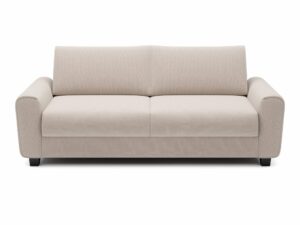 Miniaturka 8 - Sofa rozkładana Capvero 183 cm beżowa – widok z przodu