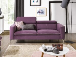 Miniaturka 2 - Sofa dwuosobowa z regulowanymi zagłówkami Celvaro 170 cm – zdjęcie 4