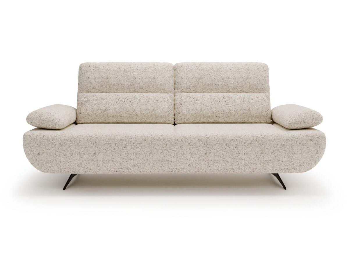 Sofa trzyosobowa z regulowanymi oparciami Covina 222 cm