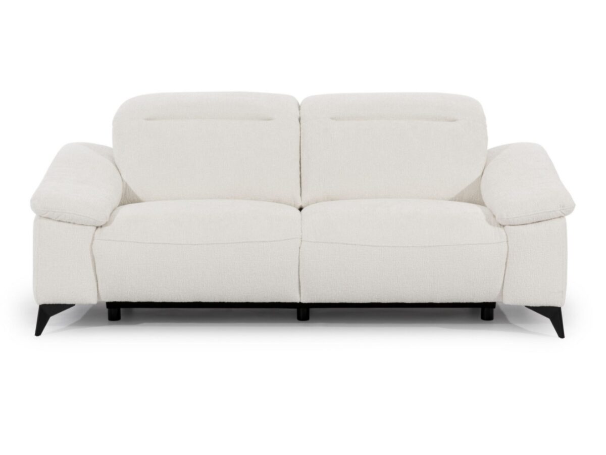 Sofa dwuosobowa z regulowanymi zagłówkami Nelvaro 204 cm