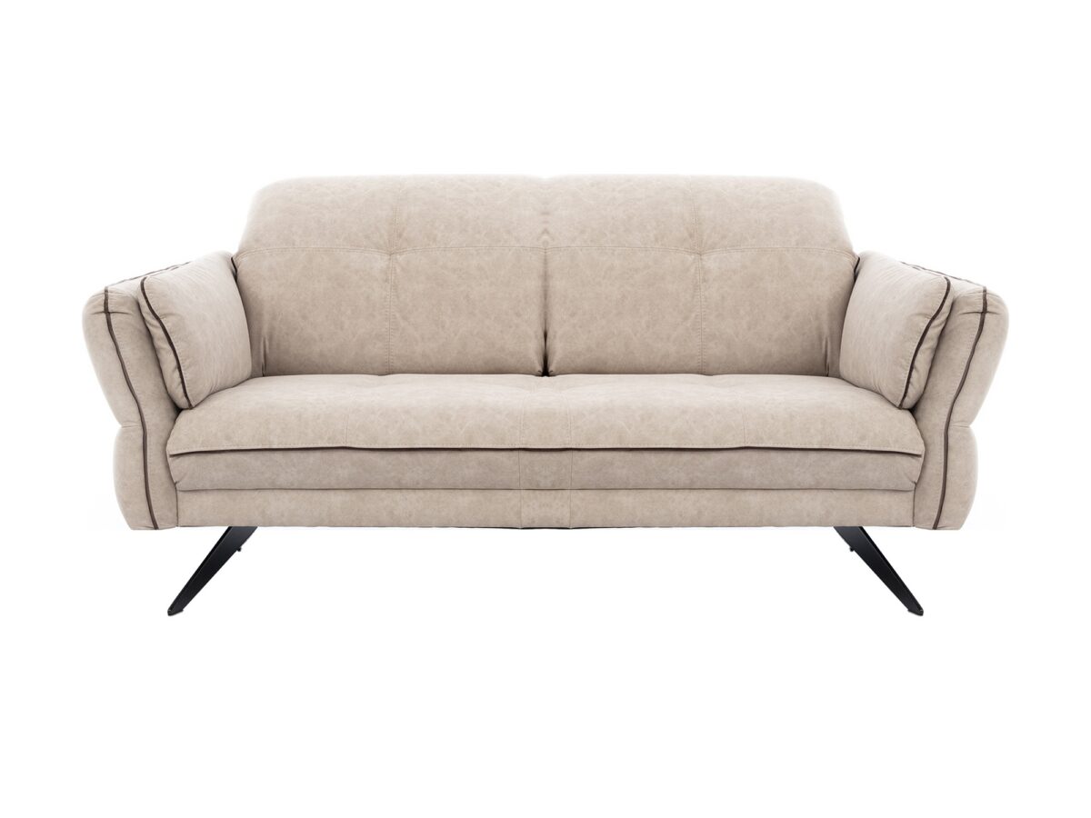 Sofa dwuosobowa z regulowanymi zagłówkami na płozach Terlavio 187 cm