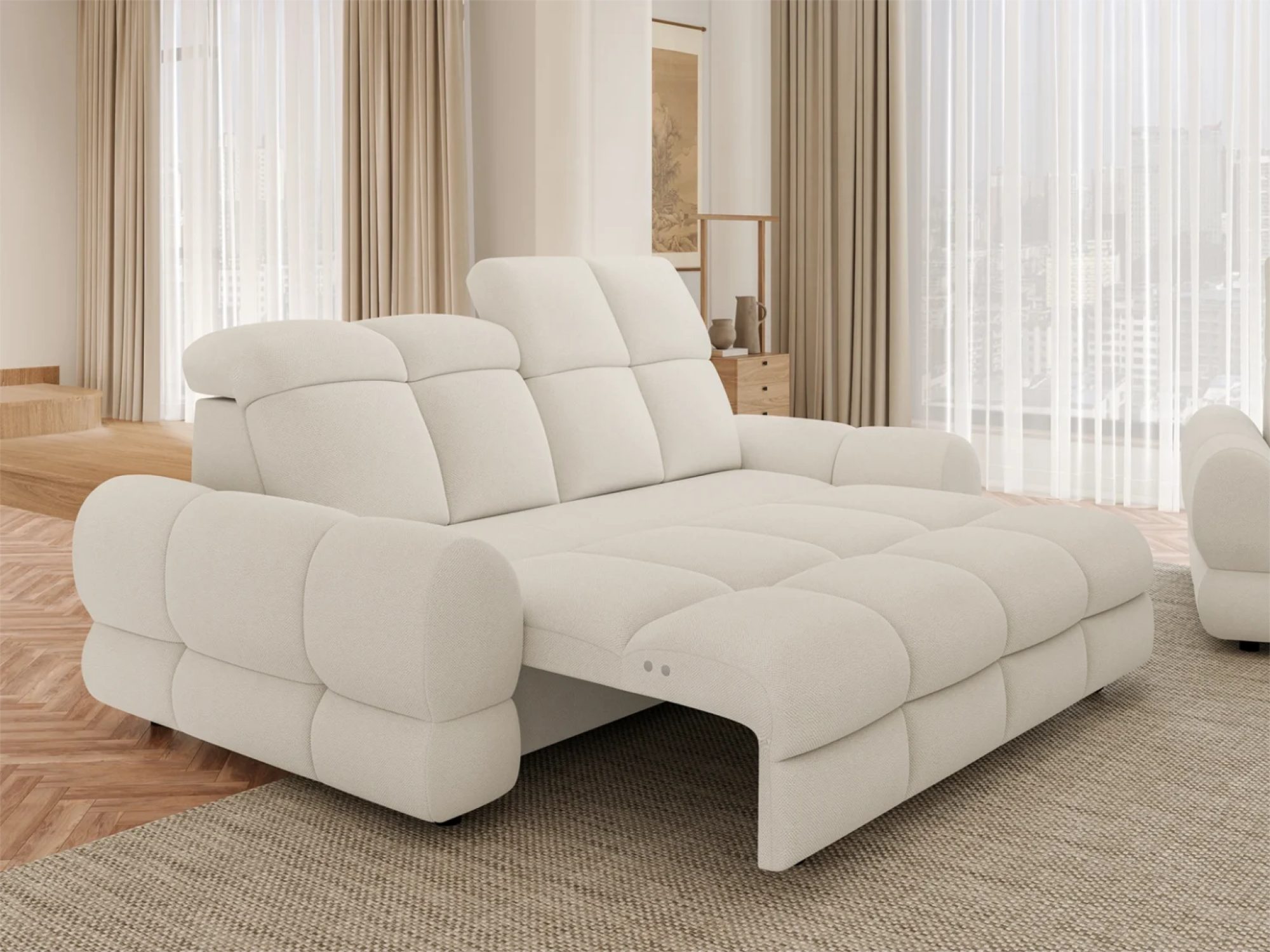 Sofa dwuosobowa wypoczynkowa Tolvaro 187 cm w aranżacji wnętrza