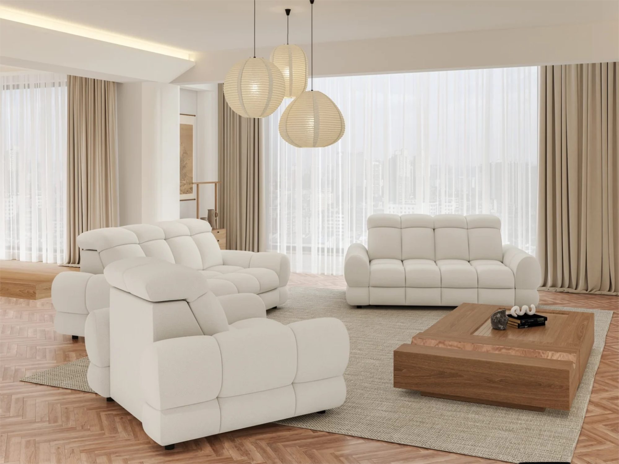Sofa dwuosobowa wypoczynkowa Tolvaro 187 cm
