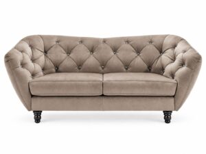Miniaturka 4 - Sofa dwuosobowa z pikowanym oparciem Ardenzo 190 cm na białym tle