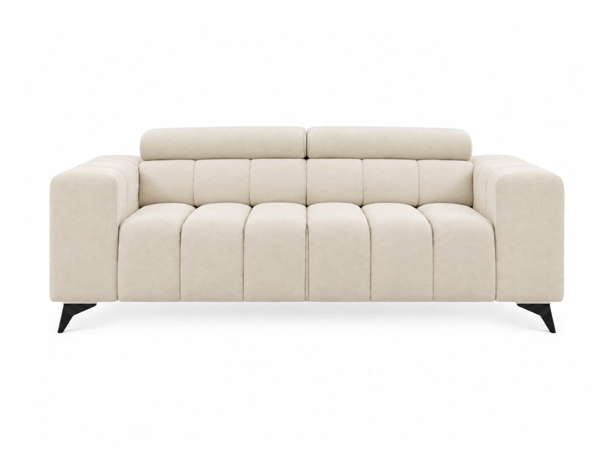 Sofa dwuosobowa z regulowanymi zagłówkami Virvento 210 cm