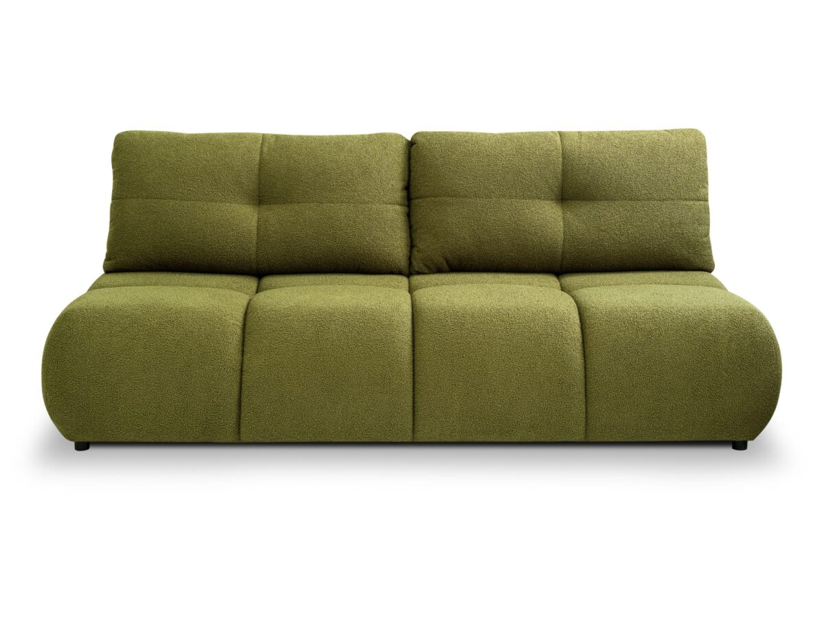 Sofa rozkładana Elbano 214 cm z pojemnikiem – tkanina do wyboru