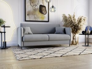 Miniaturka 5 - Sofa dwuosobowa Elli One ustawiona w aranżacji niewielkiego salonu