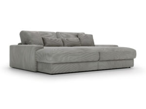 Miniaturka 1 - Sofa Harvina z głębokim siedziskiem ujęta pod kątem trzy czwarte
