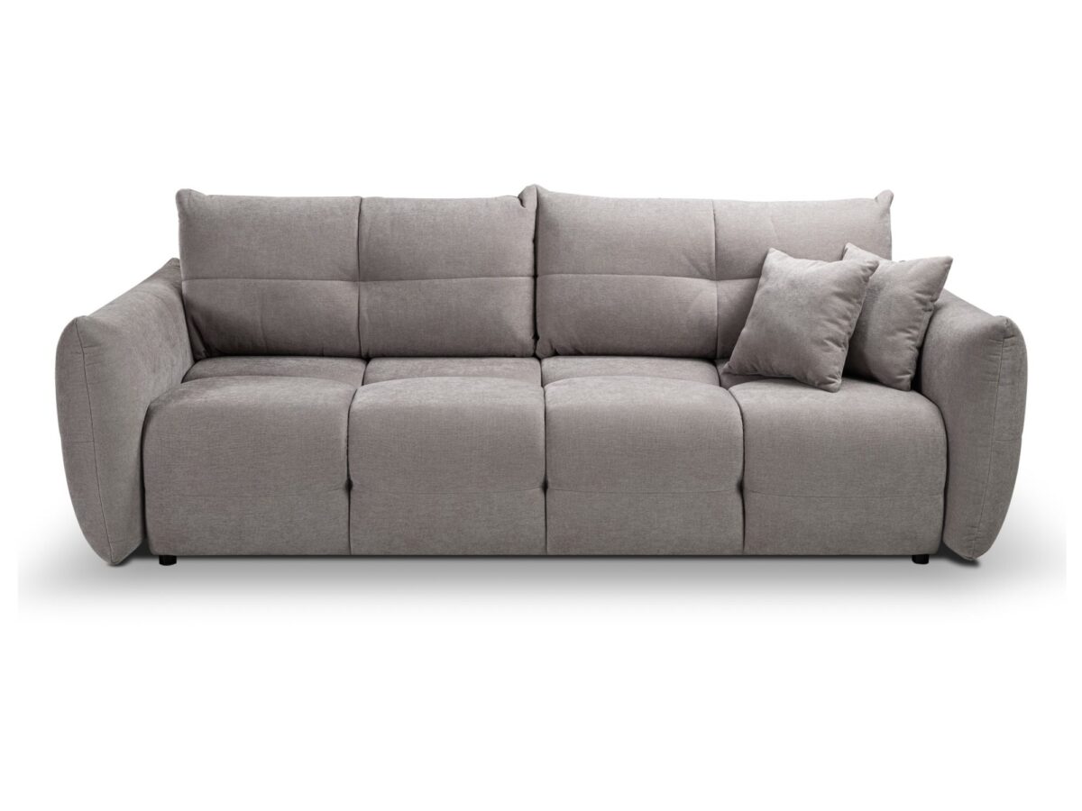 Sofa z funkcją spania i pojemnikiem Harvio 245 cm – tkanina do wyboru