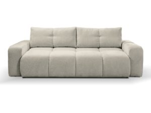 Miniaturka 7 - Sofa Lindoro 259 cm – front na białym tle w jasnej tapicerce