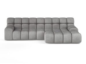 Miniaturka 9 - Sofa narożna Campello 297 cm jasna widok z przodu