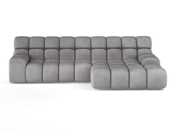 Sofa narożna z elektrycznym wysuwem Campello 297 cm