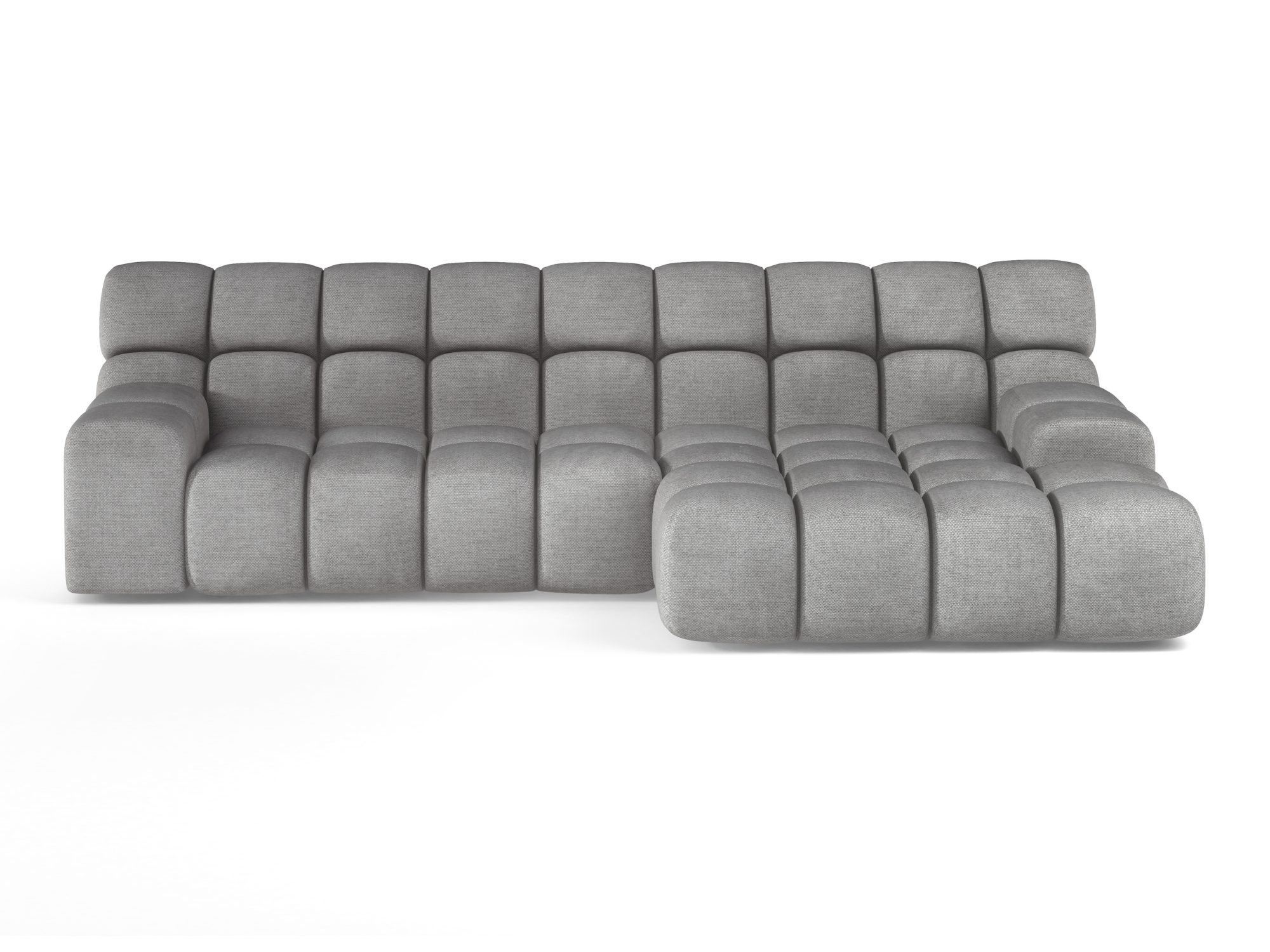 Sofa narożna Campello 297 cm jasna widok z przodu