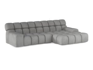 Miniaturka 1 - Sofa narożna Campello 297 cm jasna ujęcie boczne