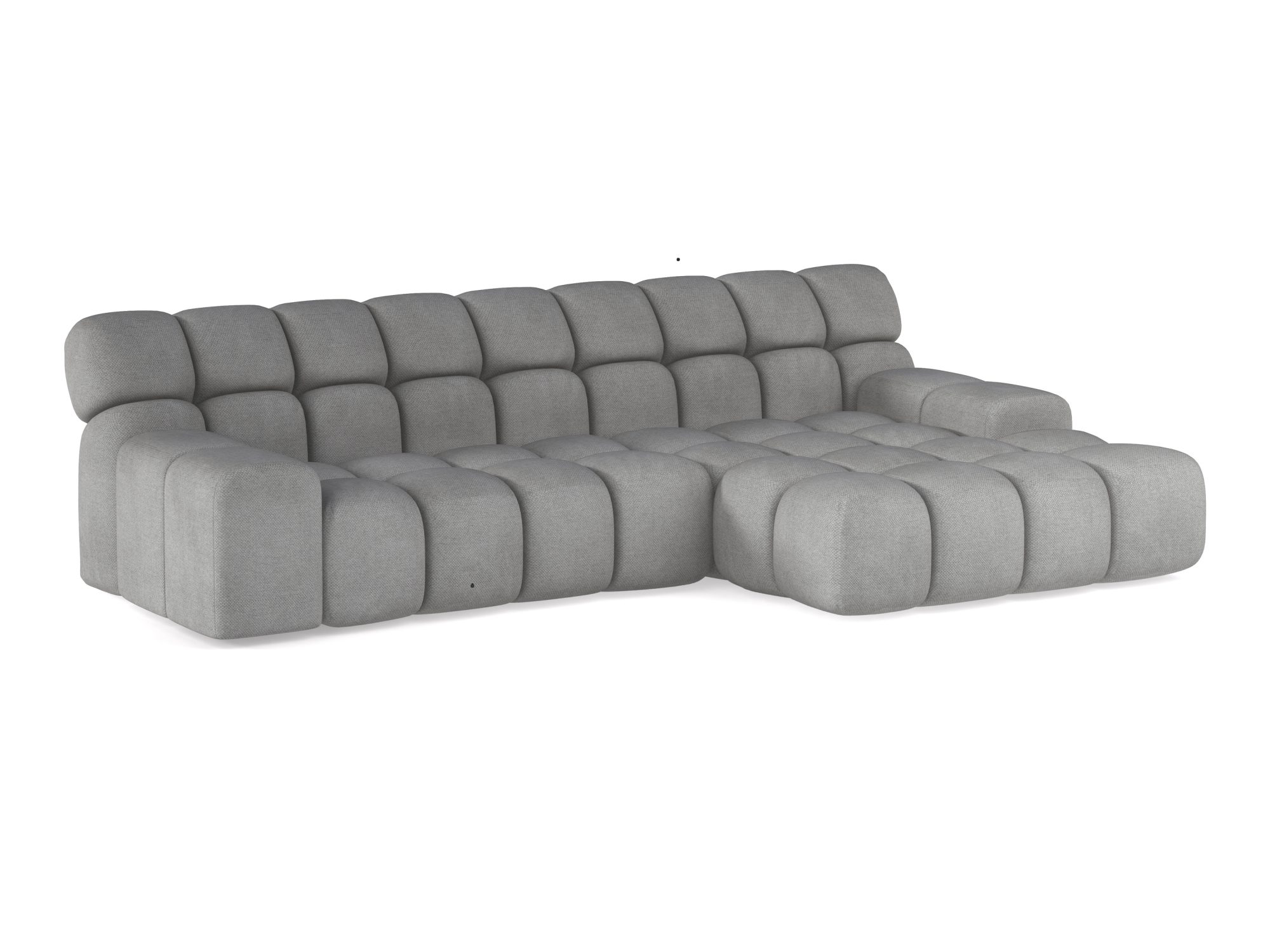 Sofa narożna Campello 297 cm jasna ujęcie boczne