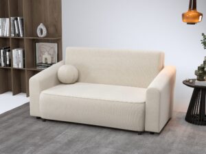Miniaturka 4 - Sofa Nell 165 cm – aranżacja jasnego salonu