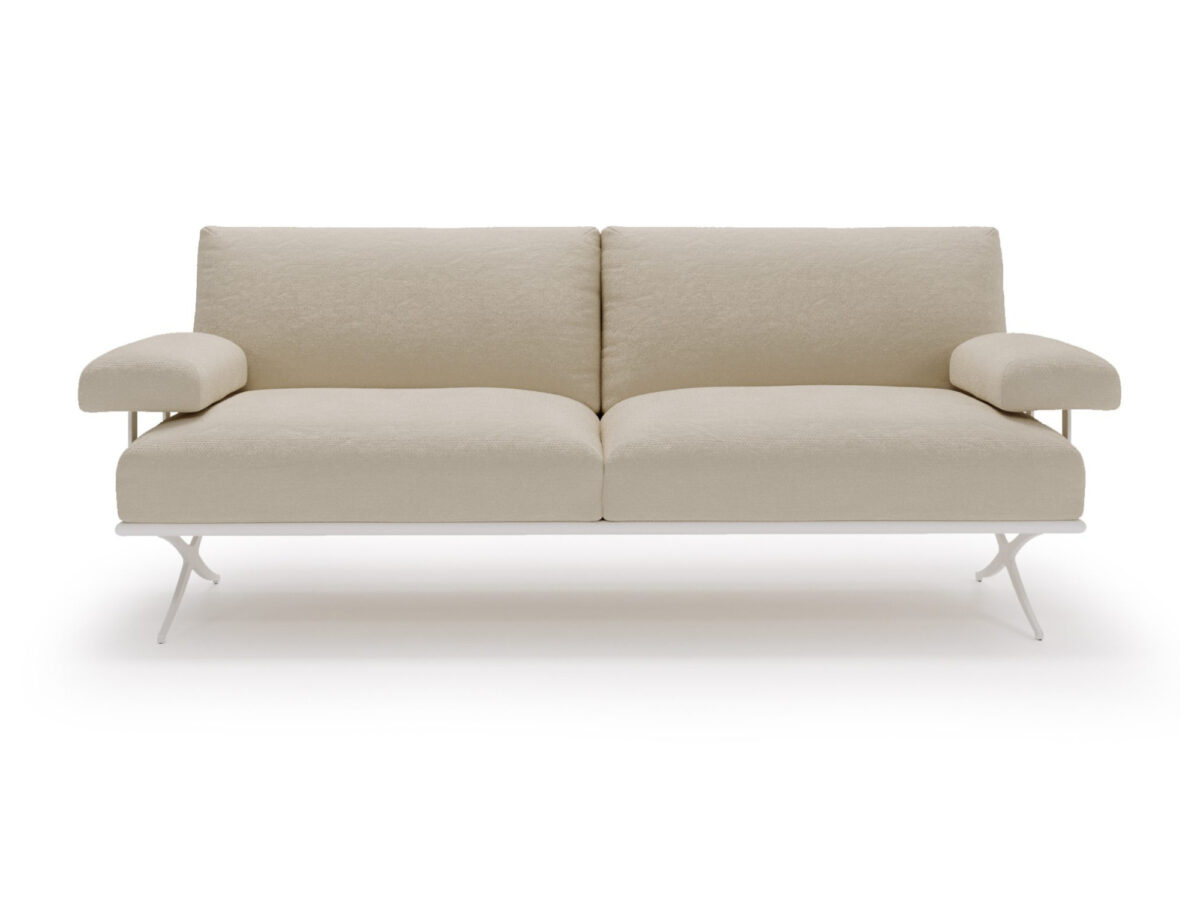 Sofa ogrodowa dwuosobowa Celestra 191 cm beżowa