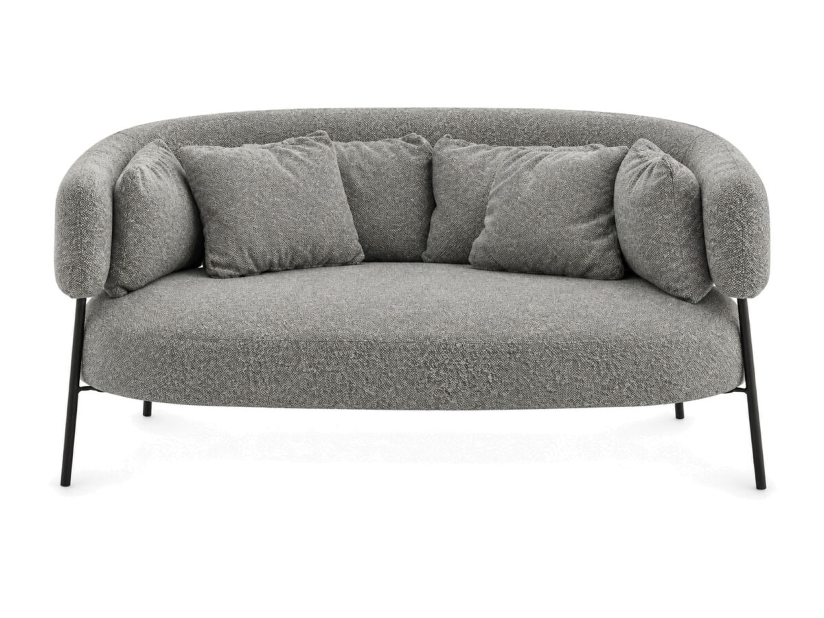 Sofa ogrodowa dwuosobowa z poduszkami Mirelva 168 cm