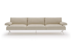 Miniaturka 3 - Sofa ogrodowa trzyosobowa Celestra 245 cm — widok z przodu