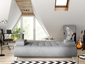 Miniaturka 3 - Sofa Osvero rozłożona do spania w pokoju na poddaszu