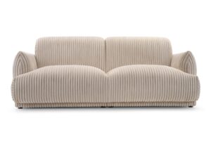 Miniaturka 1 - Sofa Rovena – widok na wprost, dwa szerokie siedziska