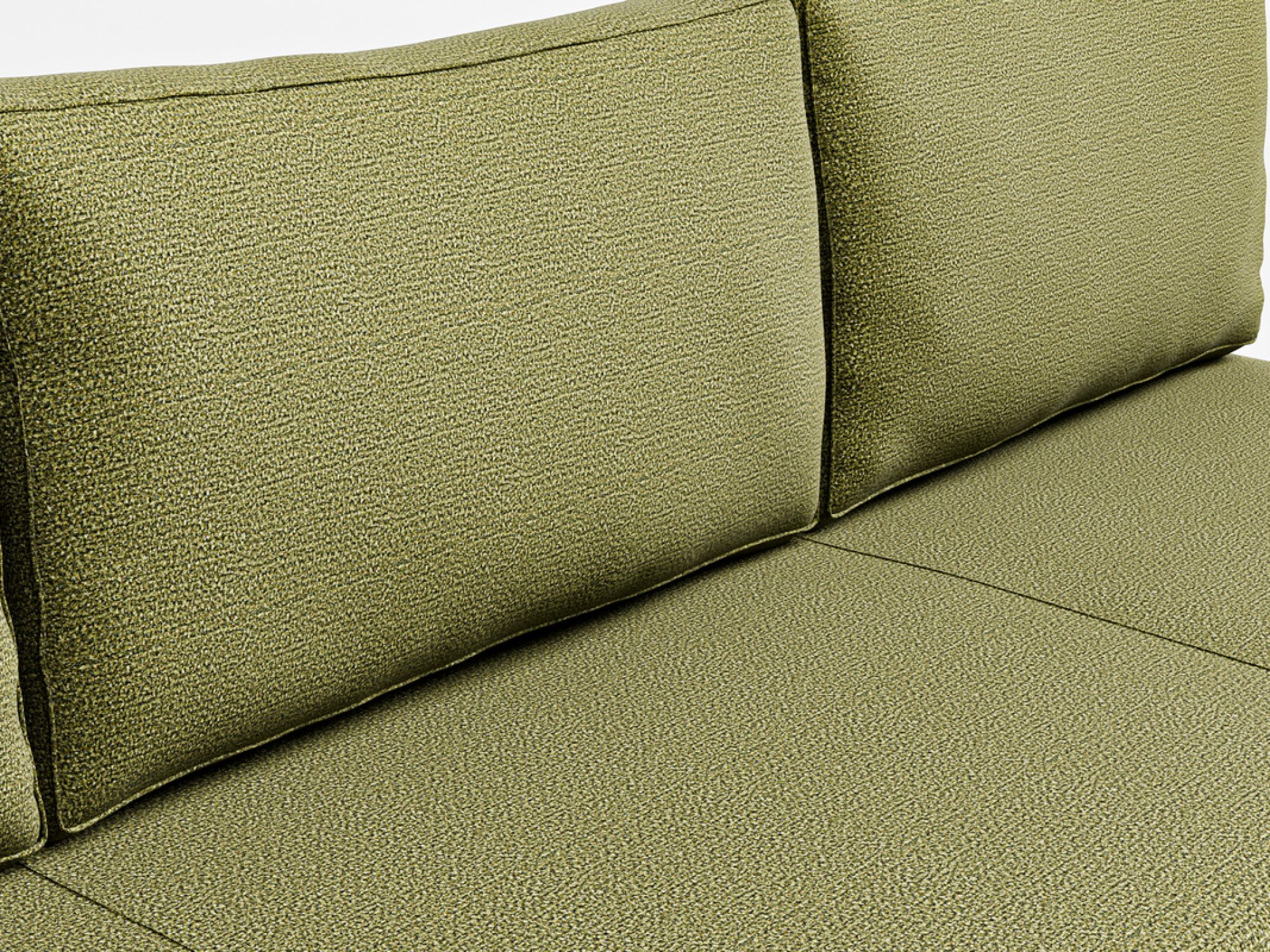Zielona sofa Arcalino detal tapicerki