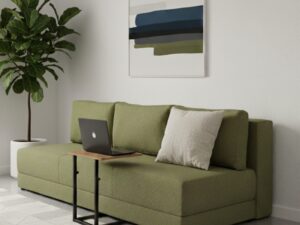 Miniaturka 3 - Zielona sofa Arcalino w salonie