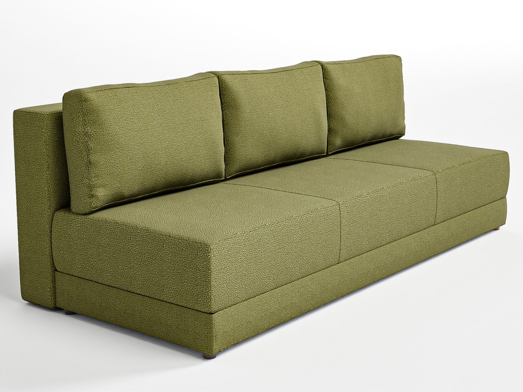Zielona sofa Arcalino widok główny