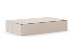 Miniaturka 1 - Sofa rozkładana modułowa Verluna — rozłożona do spania, na białym tle